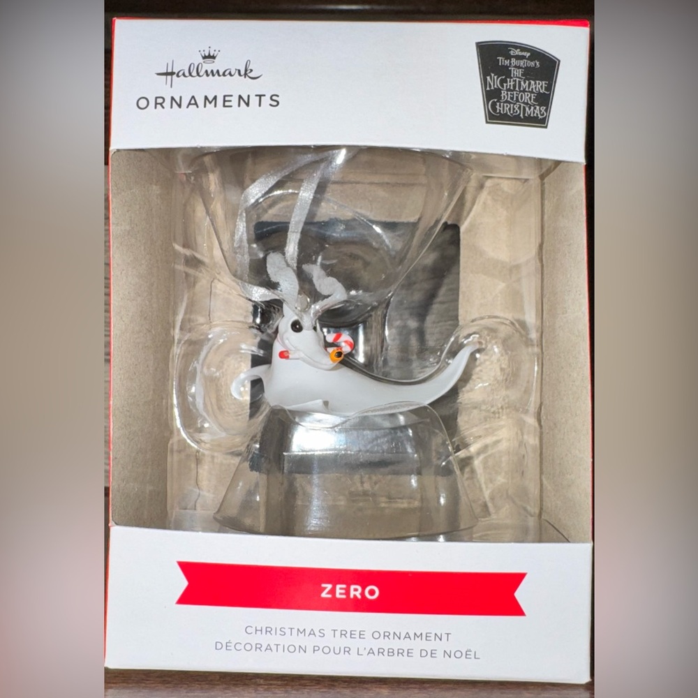 🥰 Hallmark Disney Tim Burton's The Nightmare Before Christmas Zero Ornament